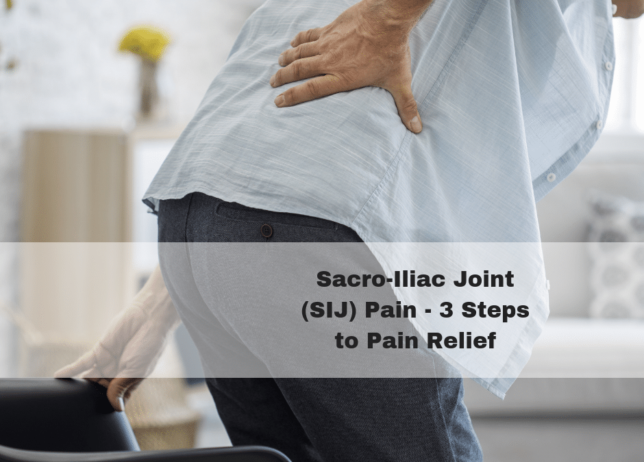 Sacro-Iliac Joint (SIJ) Pain – 3 Steps to Pain Relief