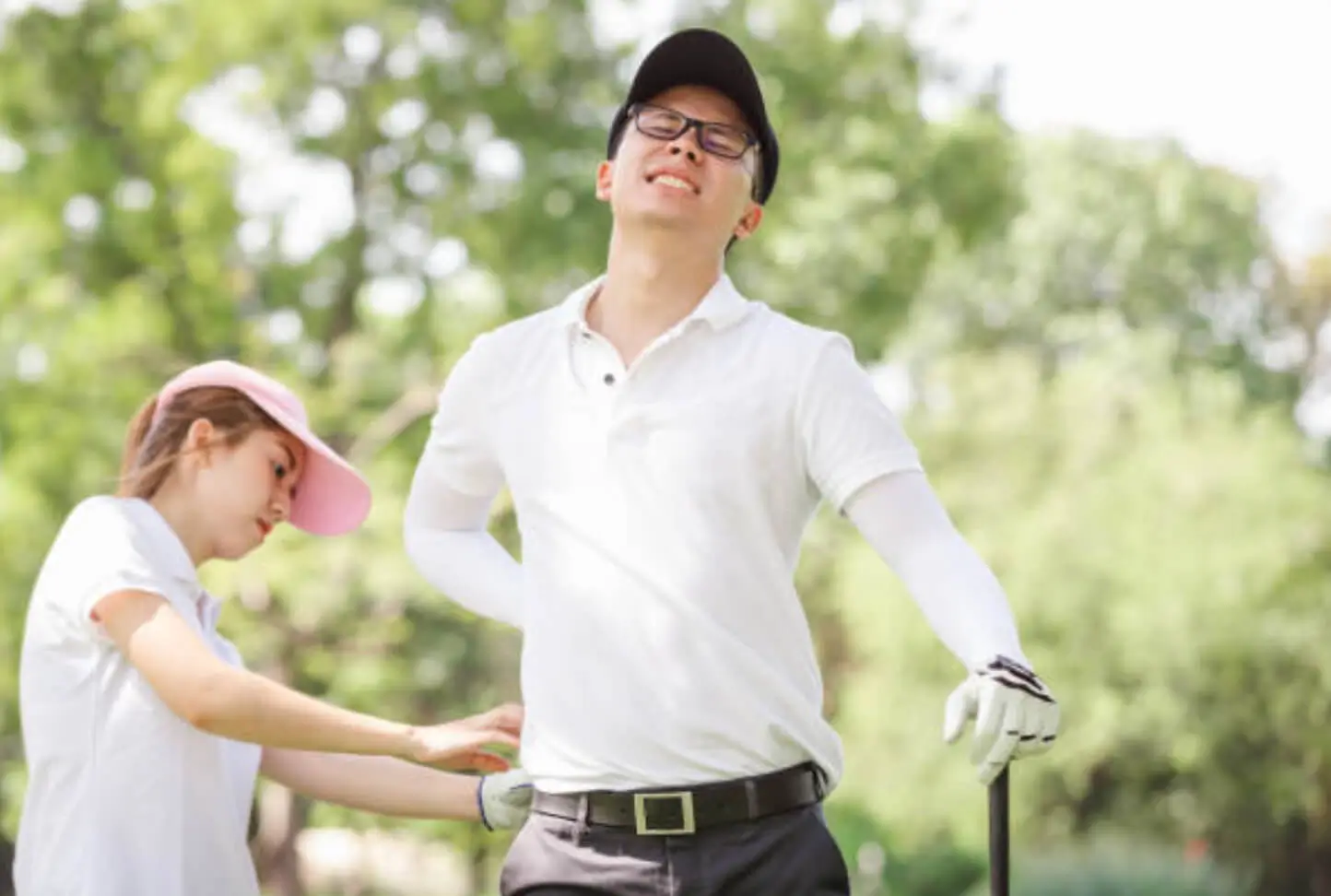 golf player get injured