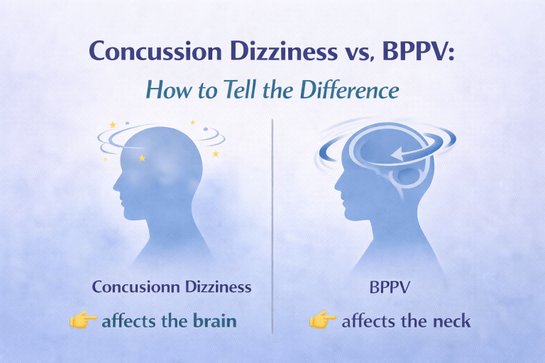 Concussion dizziness vs BPPV 1