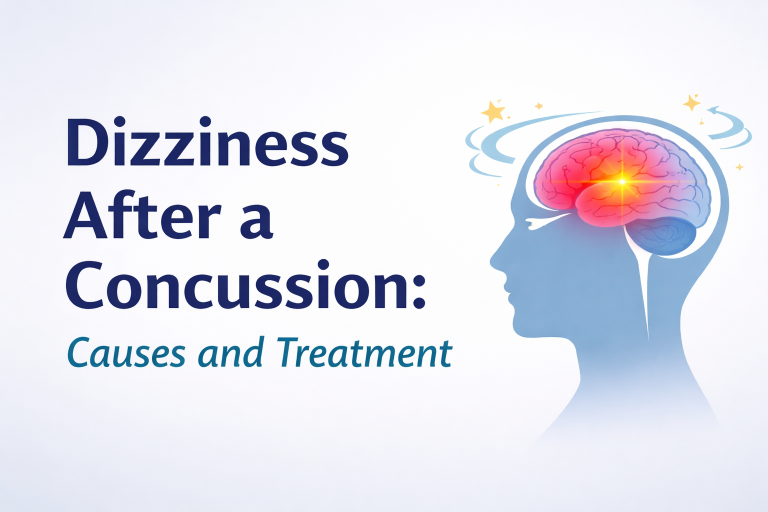 Dizziness after concussion - causes and treatment