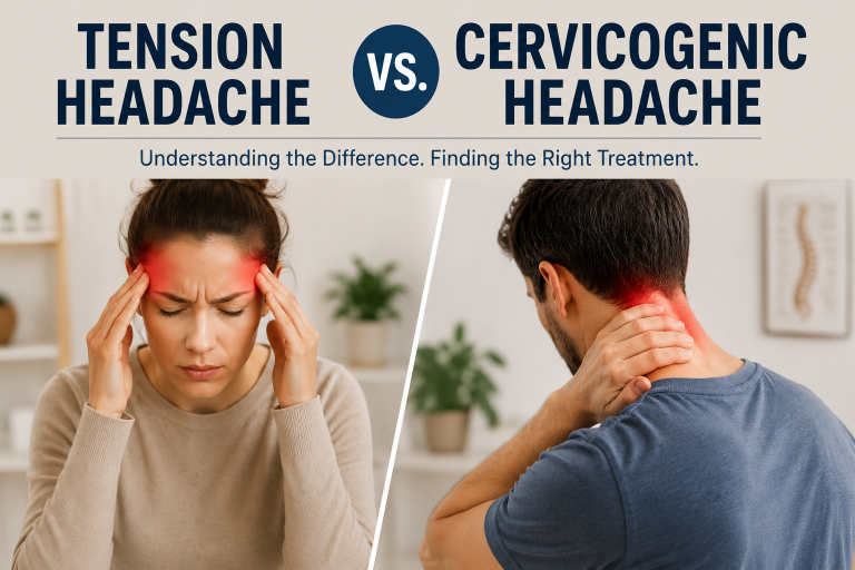 Tension headache vs cervicogenic headache - blog image